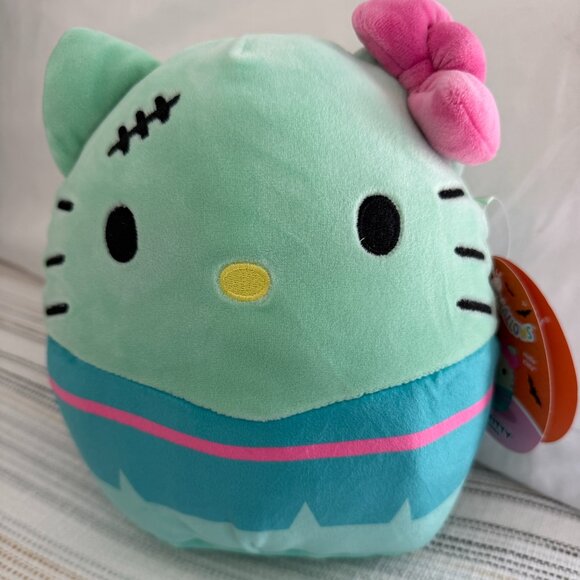 NWT Squishmallow Jazwares Plush Hello Kitty 8" Frankenstein - Picture 1 of 4